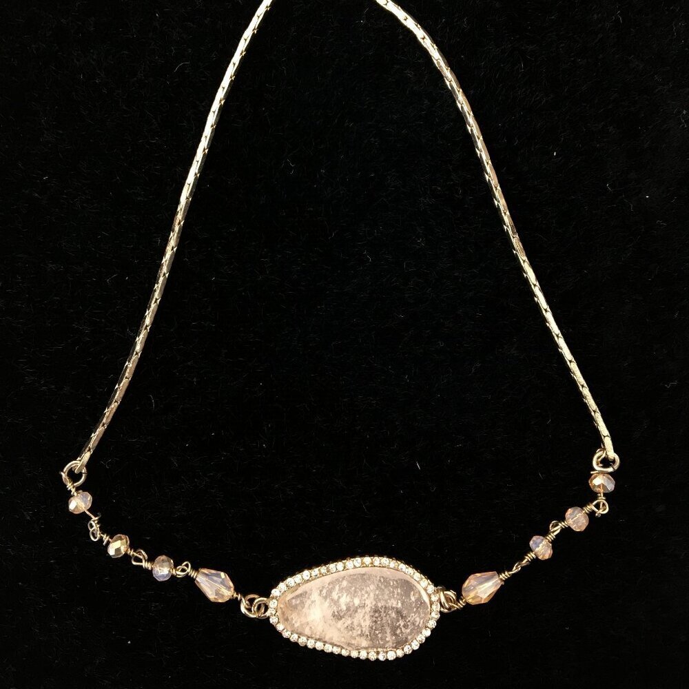 Kendra Scott Adjustable Bracelet With Smoky Chrystal Center Accent Stones - Picture 2 of 5